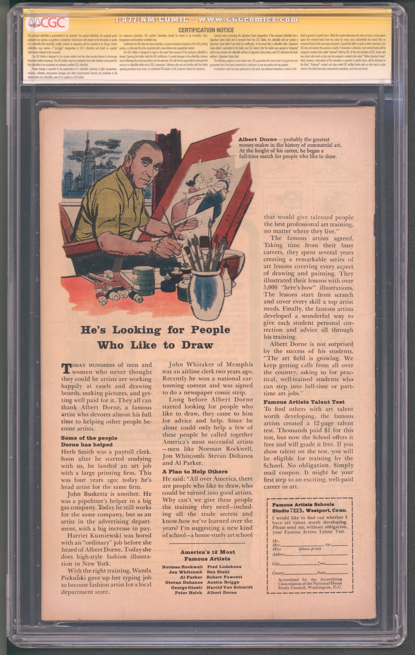Daredevil #1 CGC 6.5 / Signature Series Stan Lee / First Daredevil