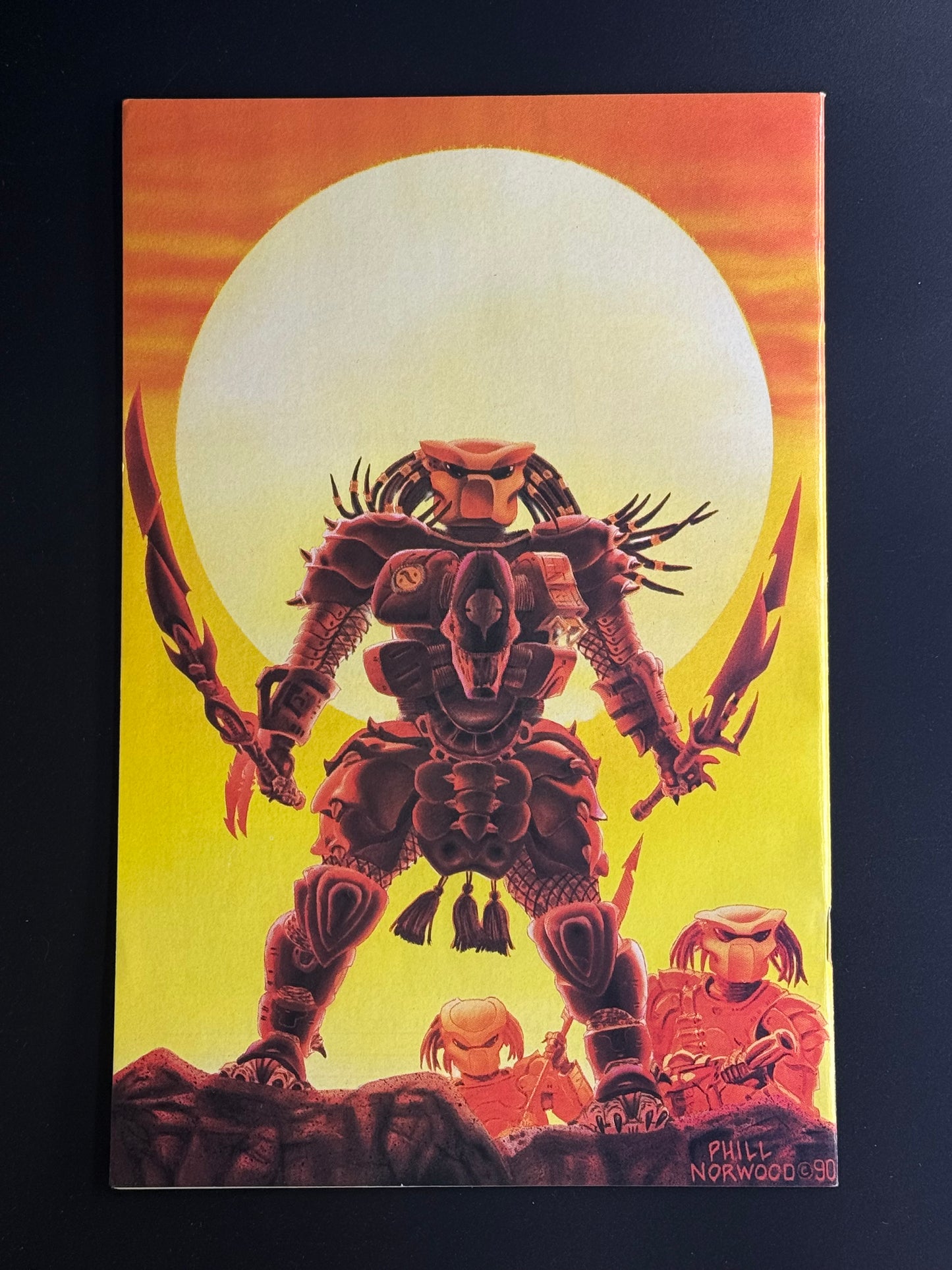 Aliens vs. Predator #1 / Near Mint- / Dark Horse Comics / 1990 - Back Cover