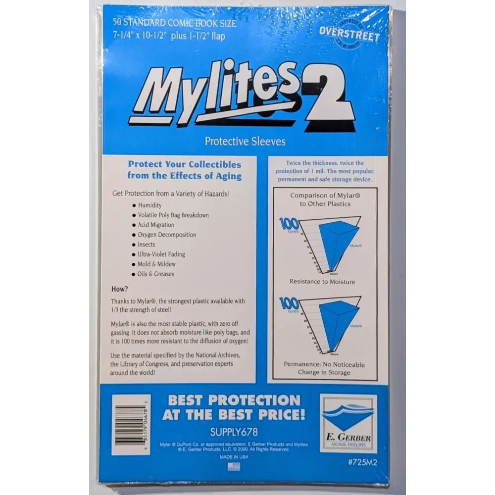 MyLites 2 & Full Back Backing Boards for Modern Comics