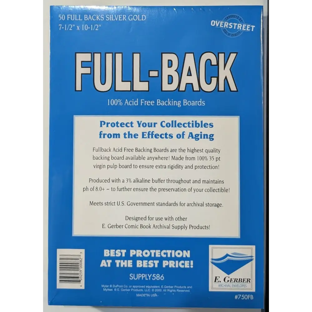 MyLites 2 & Full Back Backing Boards for Silver & Gold Age Comics