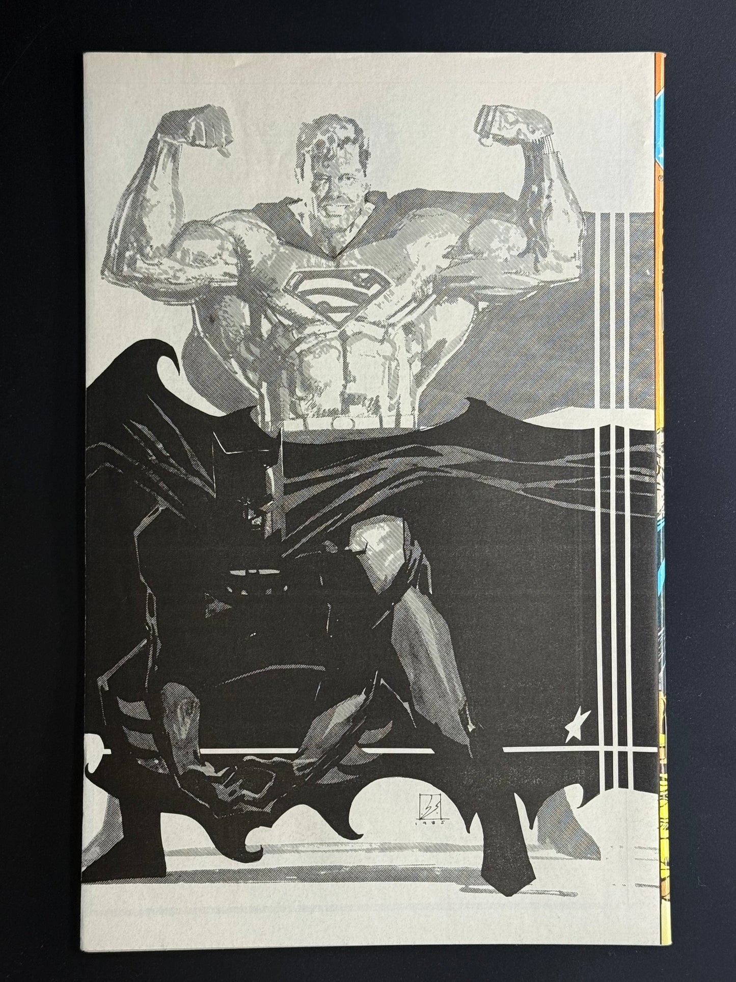 Heroes Against Hunger One-Shot / Very Fine/Near Mint / DC Comics / 1986 - Back Cover