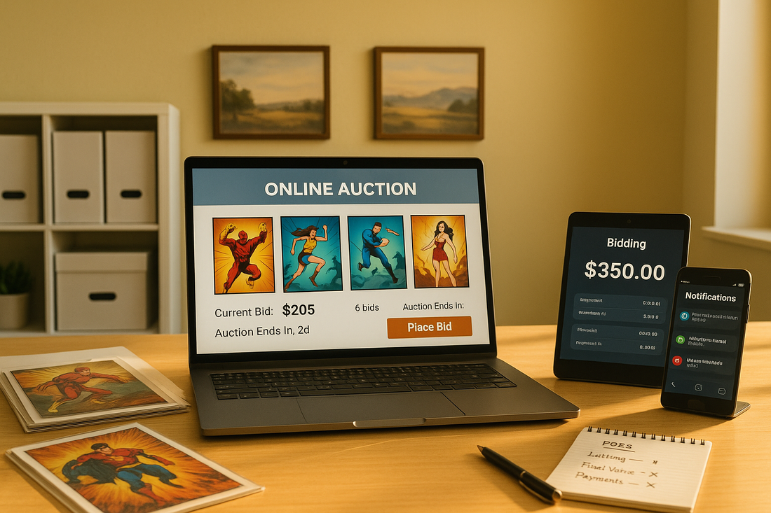 Best Comic Book Auction Sites Online in 2025: Fees, Traffic & Trust