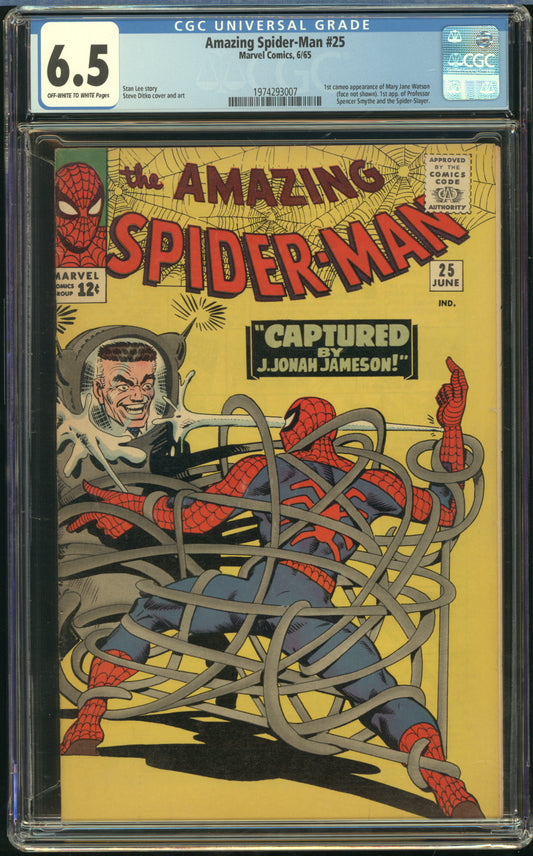 Amazing Spider-Man #25 CGC 6.5 / 1st Cameo Mary Jane