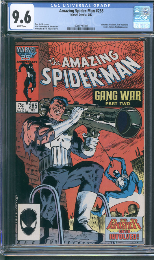 Amazing Spider-Man #285 CGC 9.6