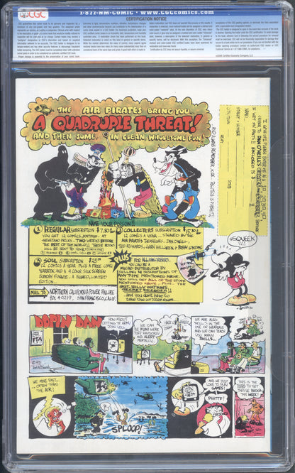 Air Pirates Funnies #1 CGC 9.6