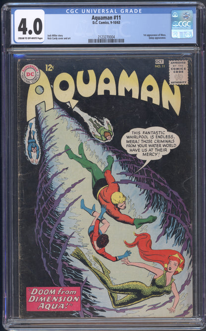 Aquaman #11 / CGC 4.0