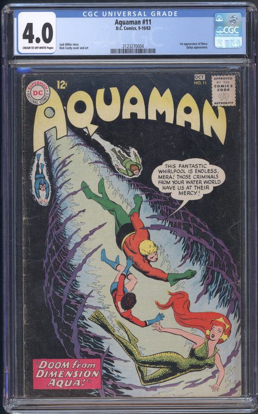 Aquaman #11 / CGC 4.0