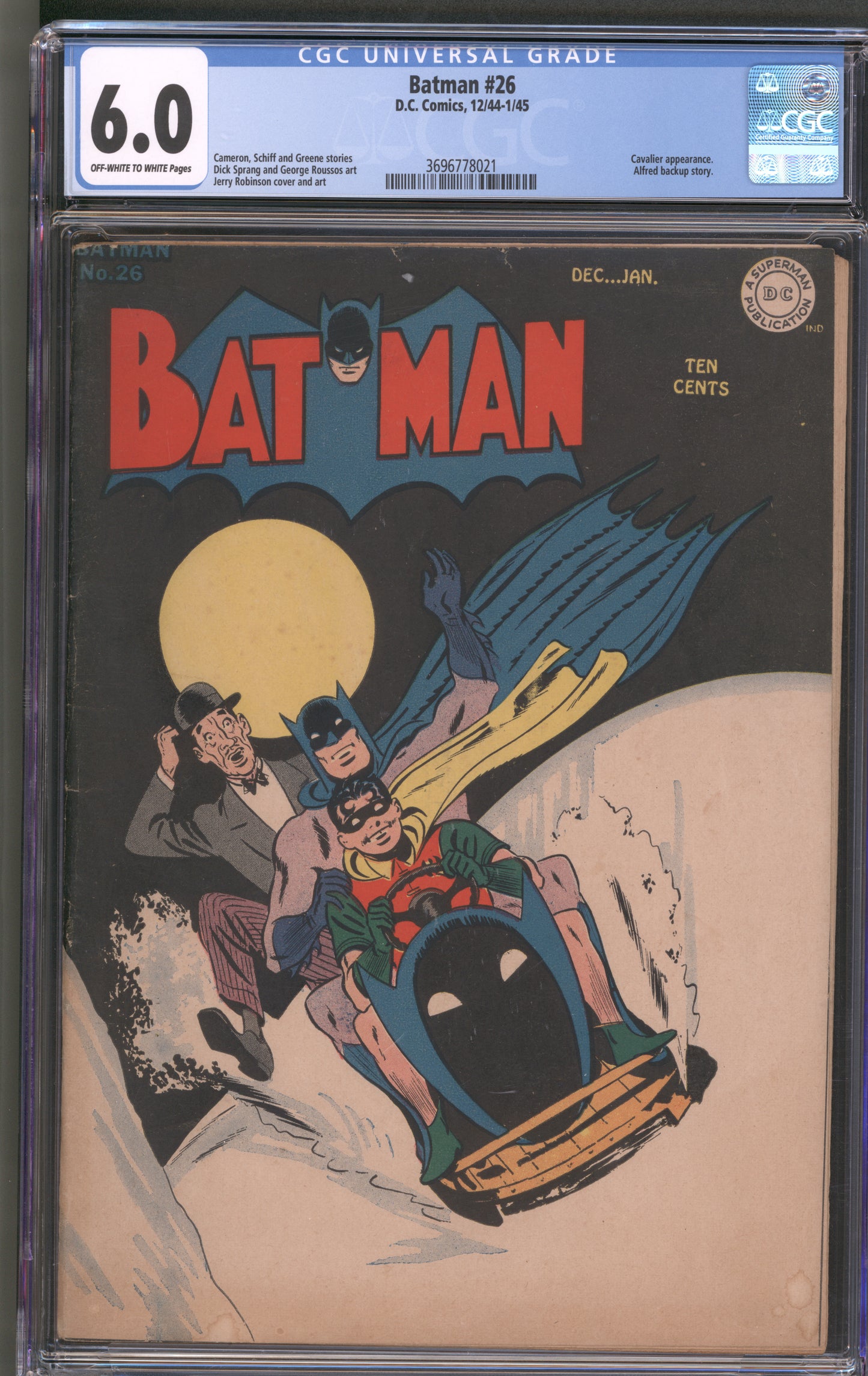 Batman #26 CGC 6.0 / Golden Age Batman