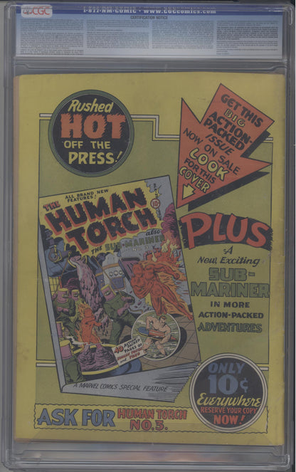 Captain America Comics #3 - 1st Stan Lee Comic / Red Skull Cover (Rare!)