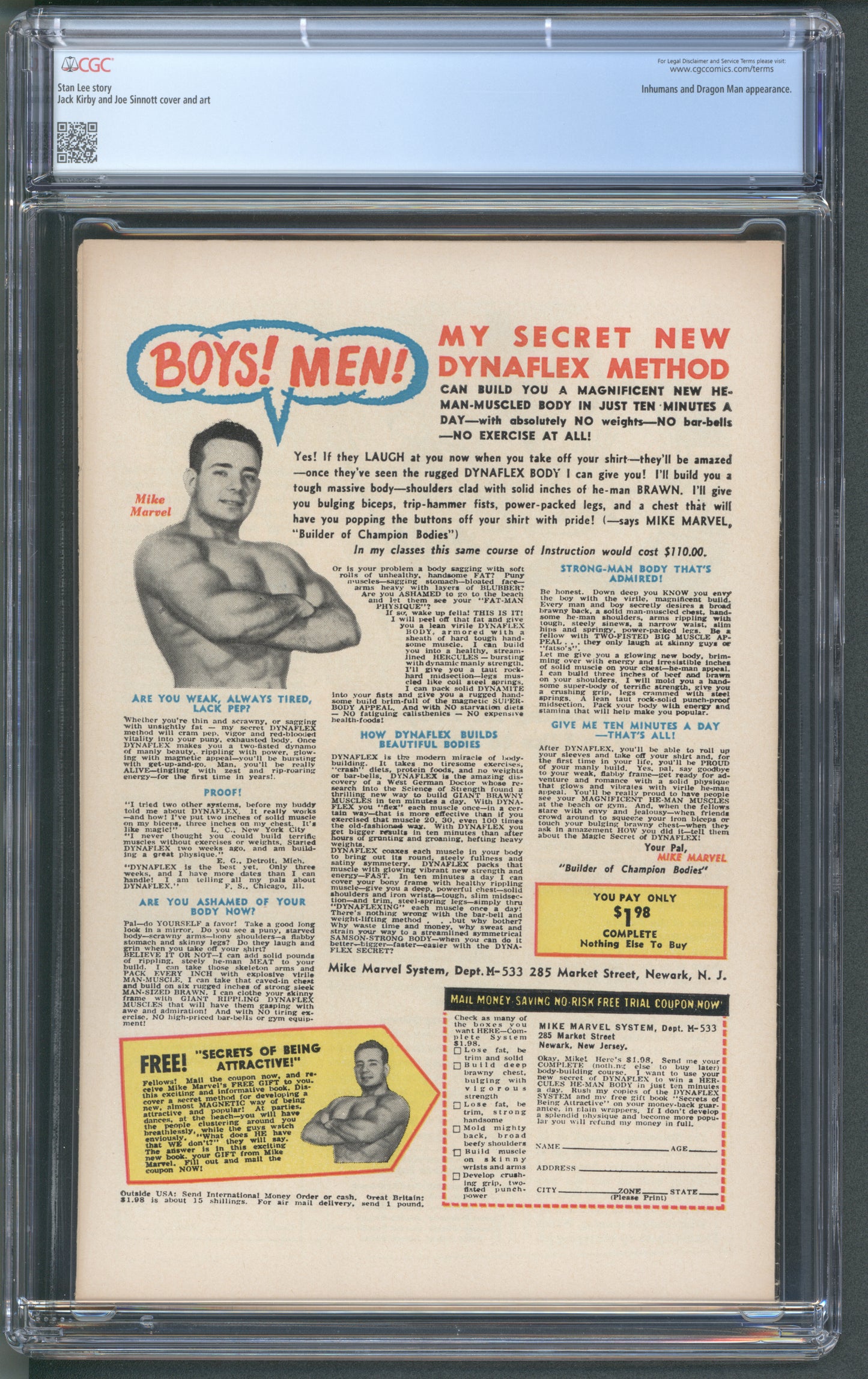 Fantastic Four #47 CGC 8.5 /