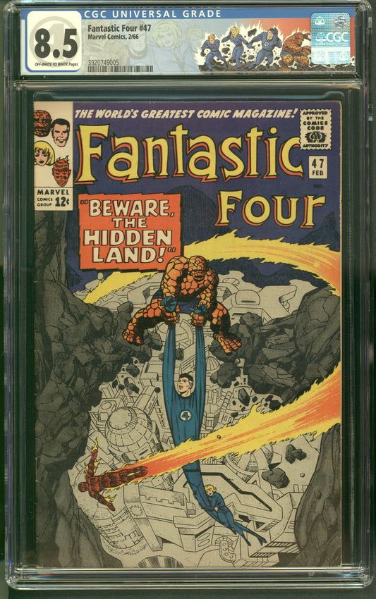 Fantastic Four #47 CGC 8.5 /
