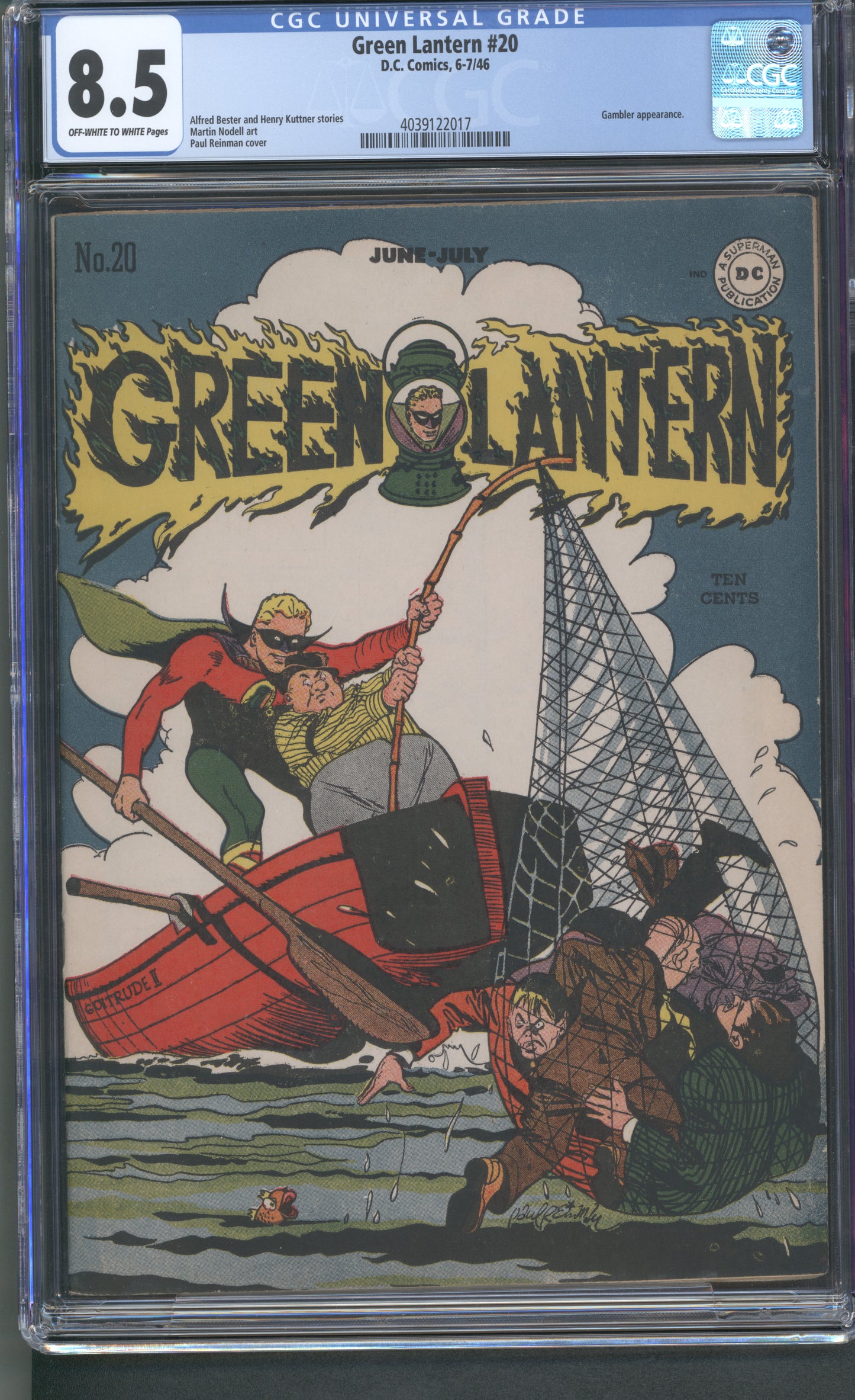 Green Lantern #20 CGC 8.5