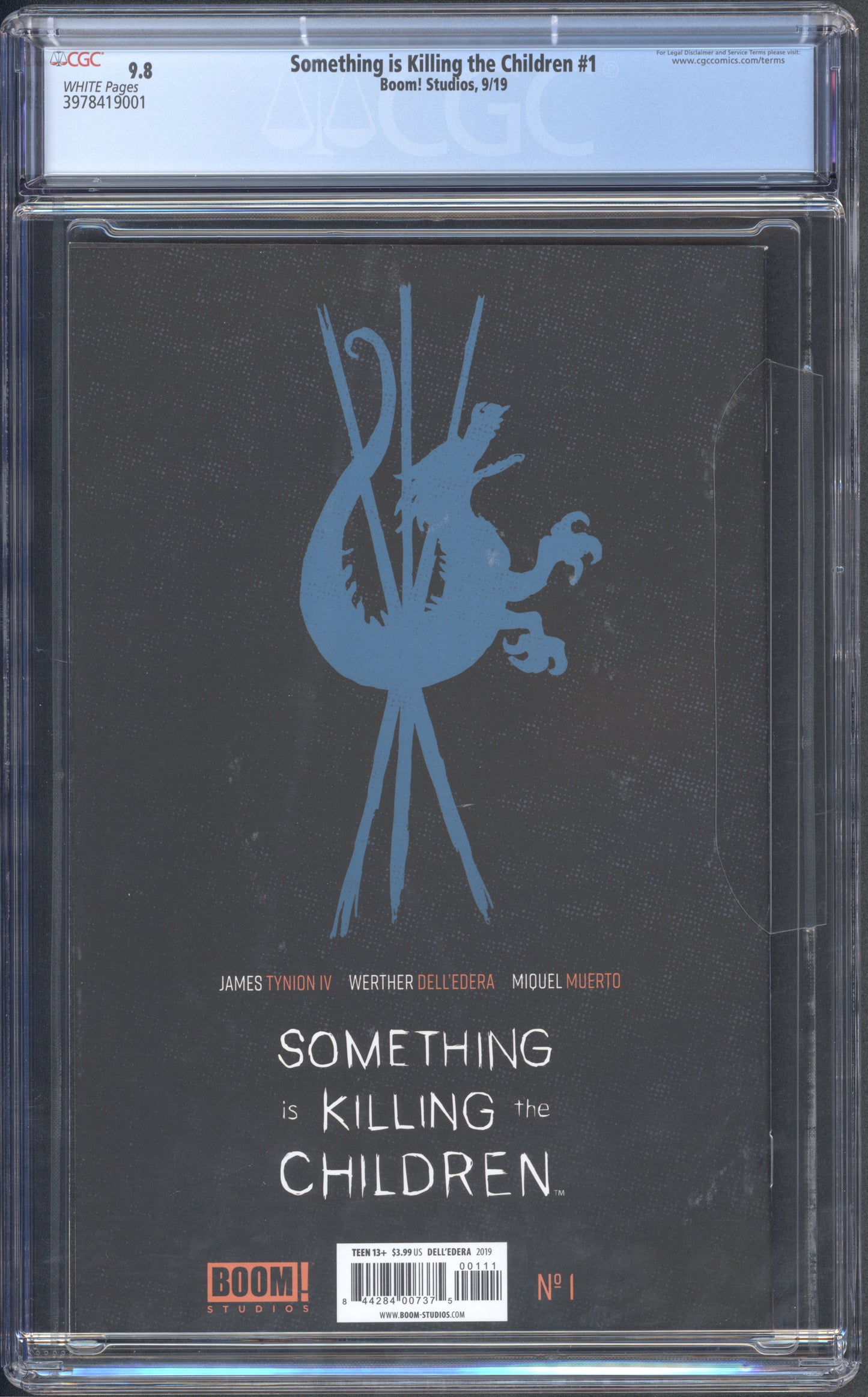 Something is Killing the Children / CGC 9.8 / White Pages