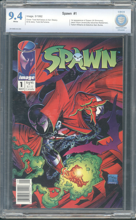Spawn 1 / CBCS 9.4 / Image Comics / 1st Spawn