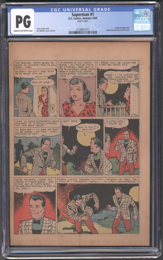 Superman #1 CGC PG