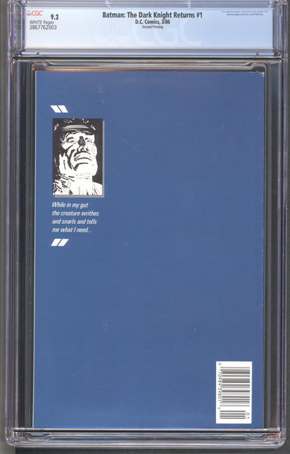 Batman: The Dark Knight #1 CGC 9.2