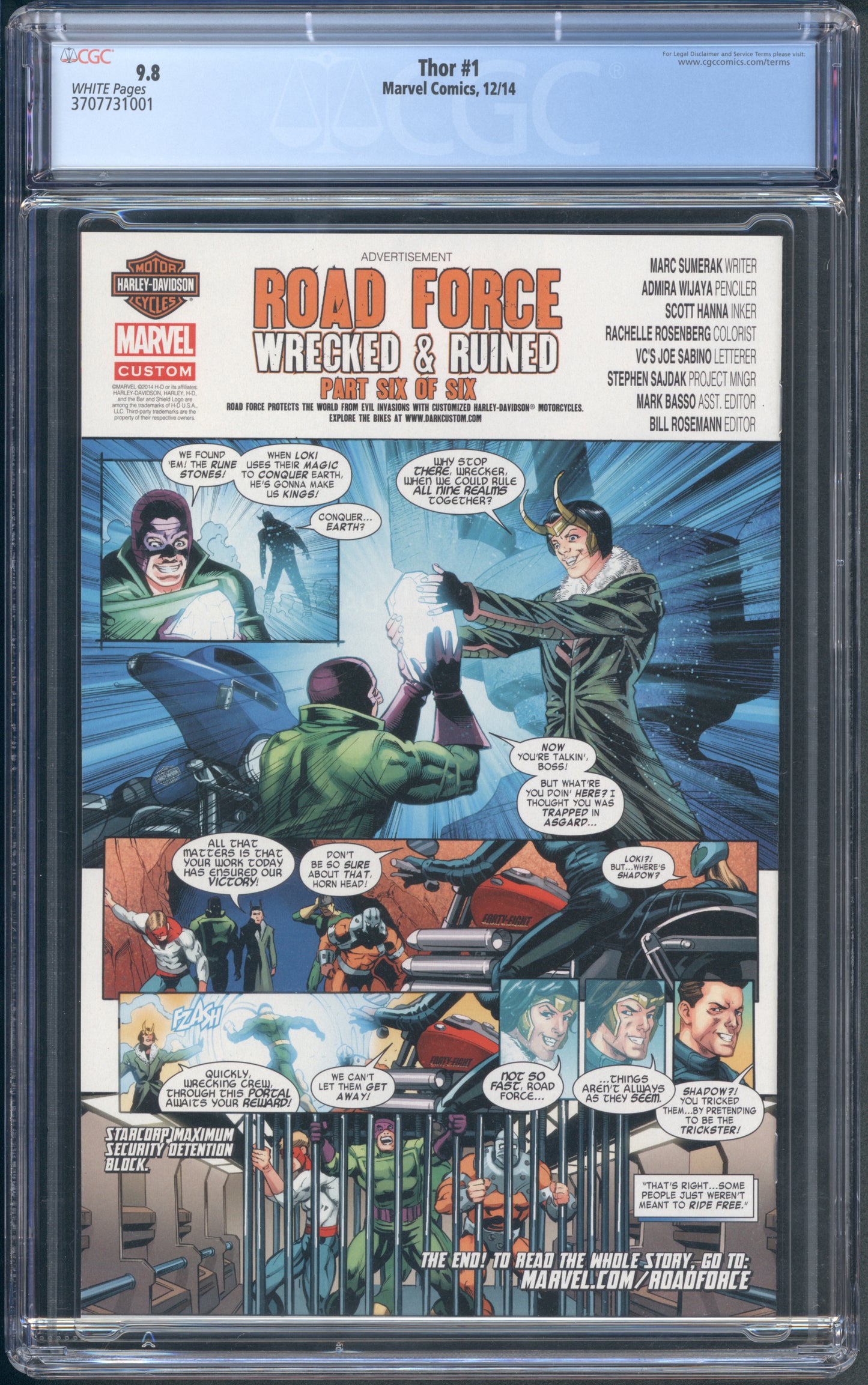 Thor #1 - CGC 9.8 - First Jane Foster