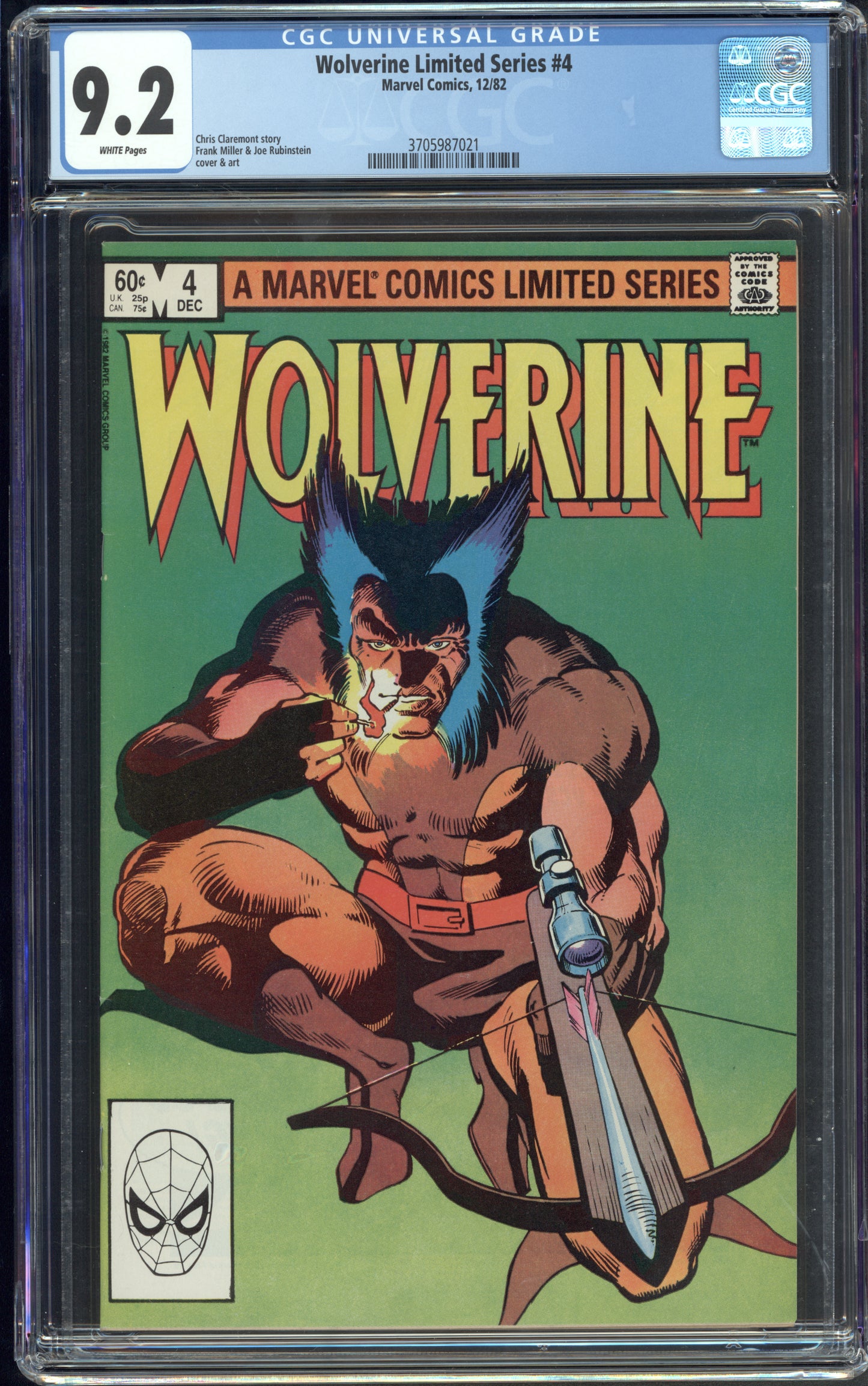 Wolverine #4 CGC 9.2 /