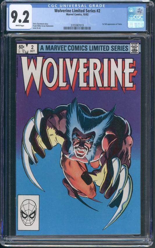 Wolverine #2 CGC 9.2