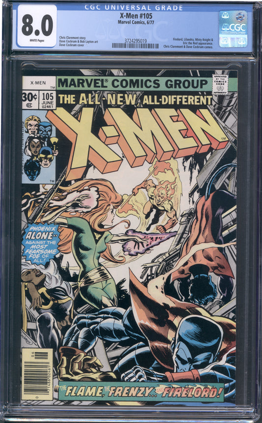 X-men #105 CGC 8.0