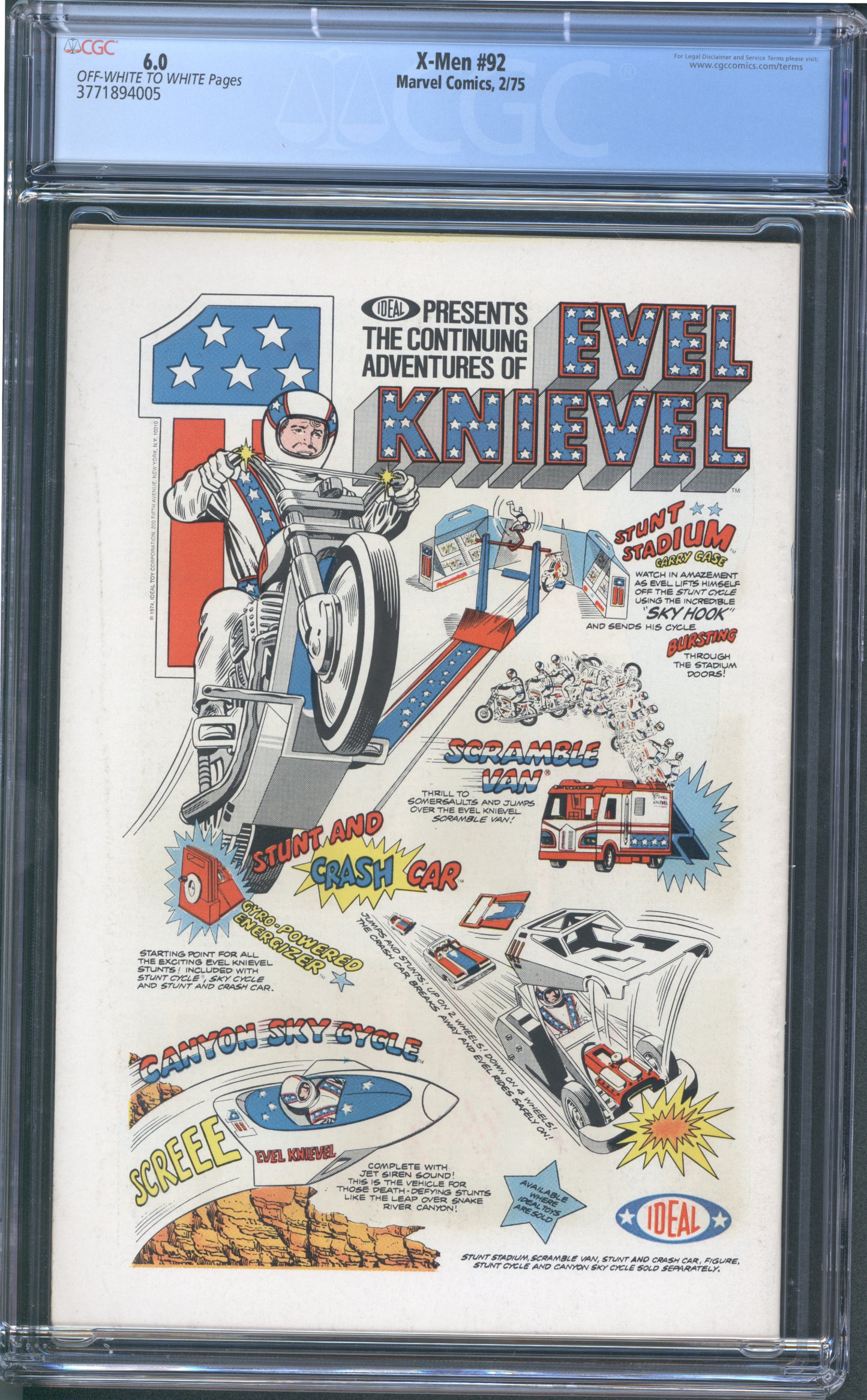 X-Men #92 CGC 6.0