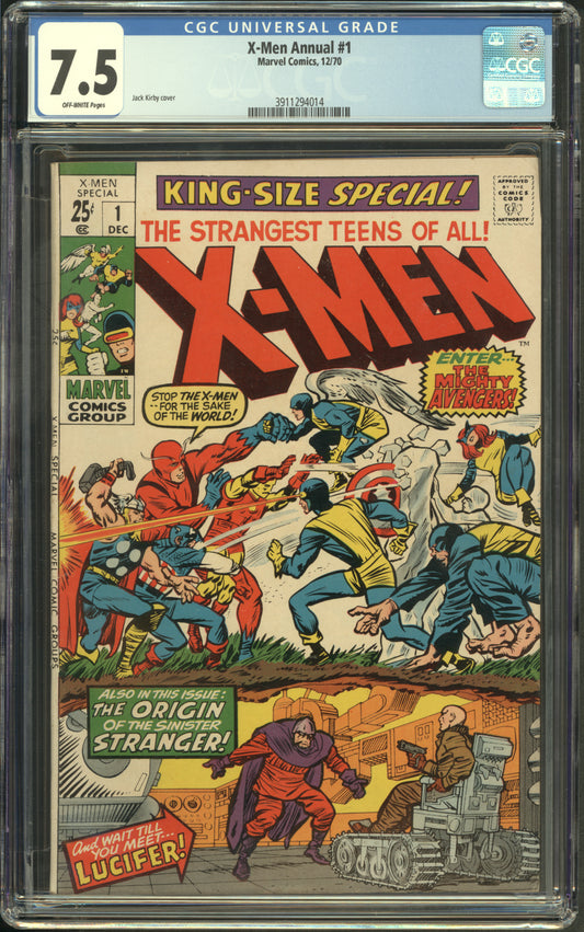 X-Men Annual #1 CGC 7.5