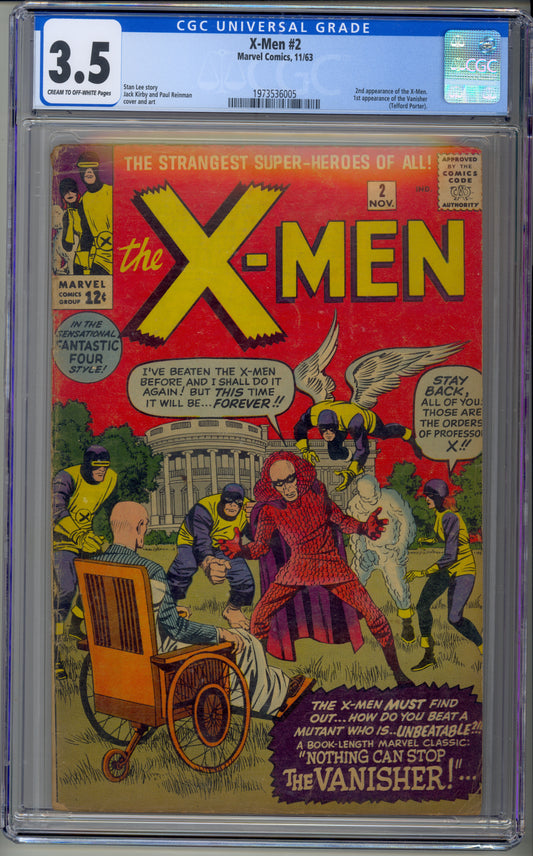 X-Men #2 CGC 3.5