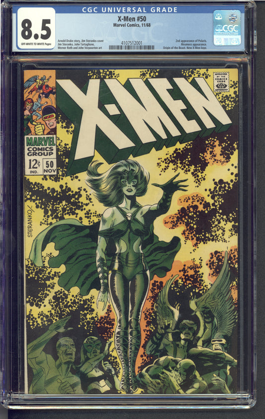 X-Men #50 / CGC 8.5 / Polaris Cover