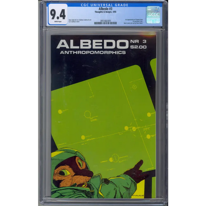 Albedo #3 / CGC 9.4 / White Pages / 1st Print