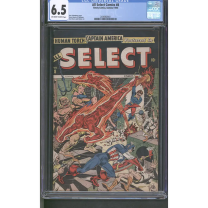 All Select Comics #8 CGC 6.5 - Human Torch & Toro