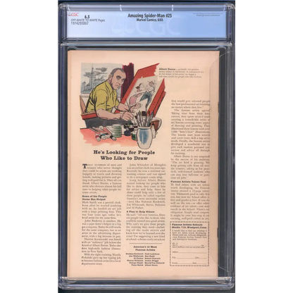 Amazing Spider-Man #25 CGC 6.5 / 1st Cameo Mary Jane