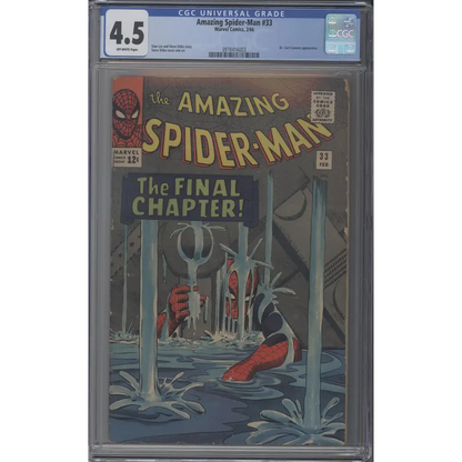 Amazing Spider-Man #33 - CGC 4.5 / Iconic Steve Ditko Cover