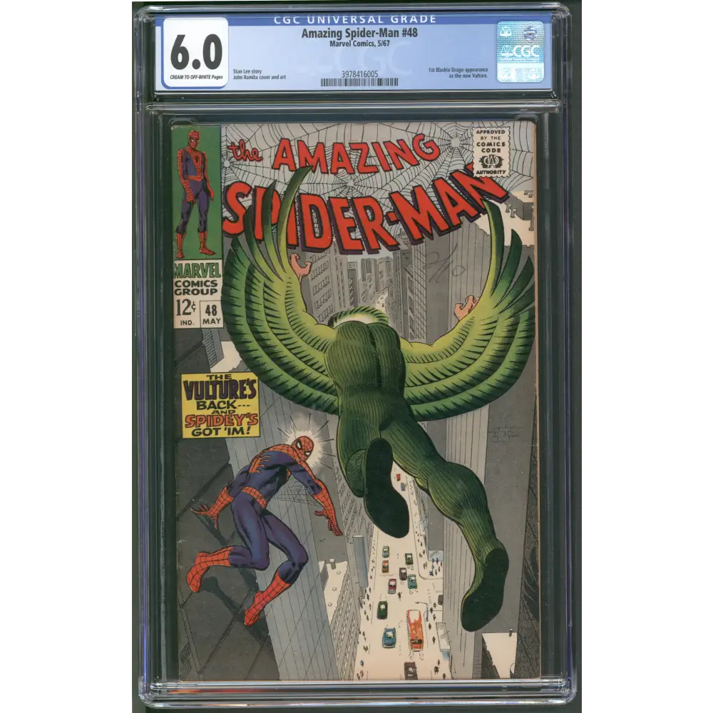 Amazing Spider-Man 48 / CGC 6.0 / 1st Blackie Drago as Vulture