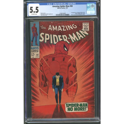 Amazing Spider-Man #50 CGC 5.5 / 1st Kingpin (Wilson Fisk) / John Romita Art
