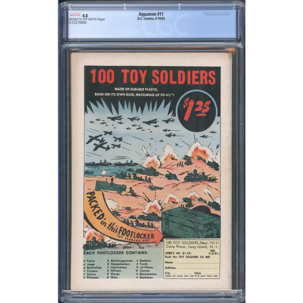 Aquaman #11 / CGC 4.0 - Binary Sundown