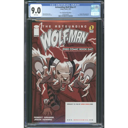 Astounding Wolf-Man #1 / CGC 9.0 / White Pages