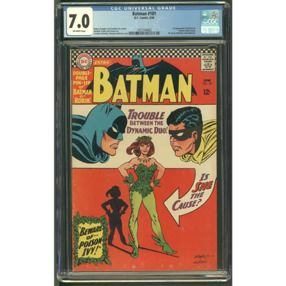 Batman #181 CGC 7.0 / First Poison Ivy / Silver Age Key