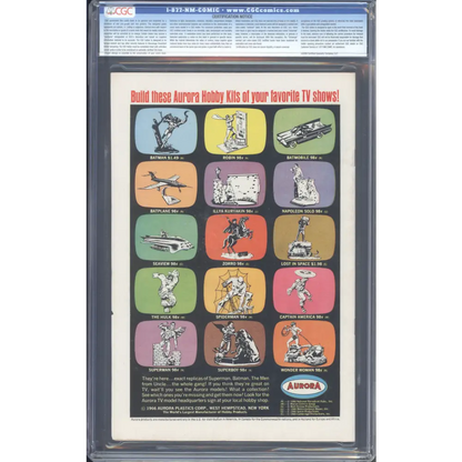 Batman #189 / CGC 6 / 1st Silver Age appearance of the Scarecrow (Jonathan Crane). - Back Cover