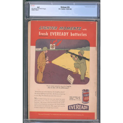 Batman #26 CGC 6.0 / Golden Age Batman