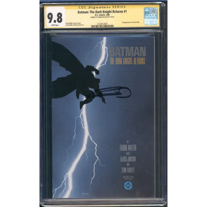 Batman: Dark Knight 1 CGC 9.8 / Frank Miller Signature Series / 1st Print