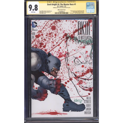Batman: Dark Knight III: The Master Race #1 / SS: Alex Kotkin / CGC 9.8 / White Pages