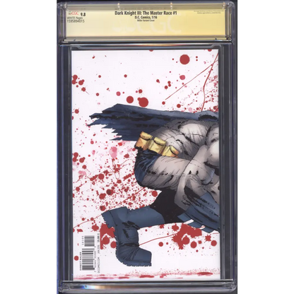 Batman: Dark Knight III: The Master Race #1 / SS: Alex Kotkin / CGC 9.8 / White Pages