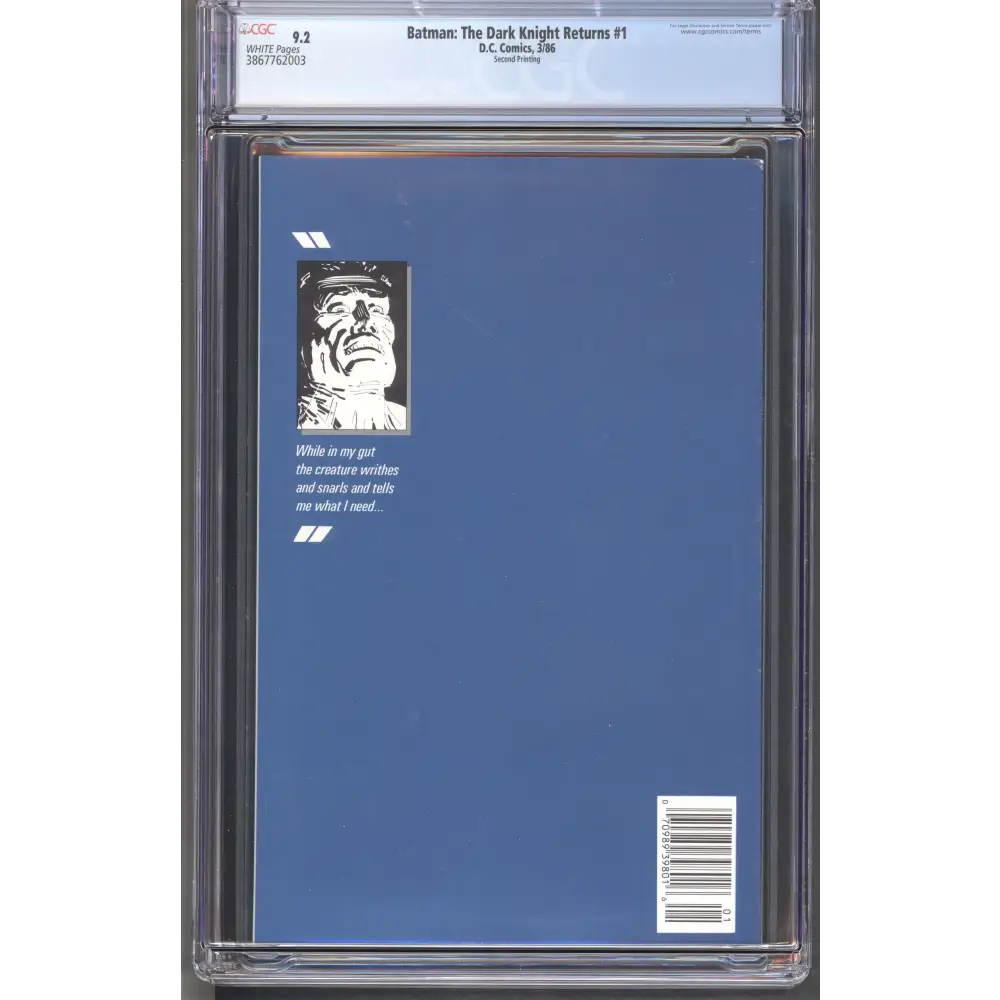 Batman: The Dark Knight #1 CGC 9.2