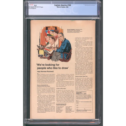 Captain America #100 CGC 5.5