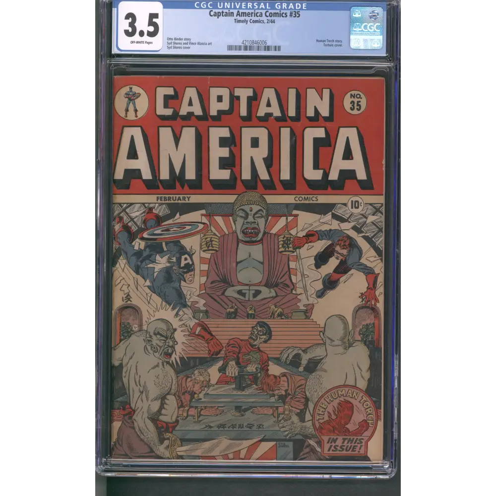Captain America Comics #35 CGC 3.5