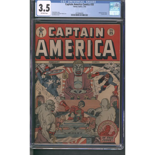 Captain America Comics #35 CGC 3.5