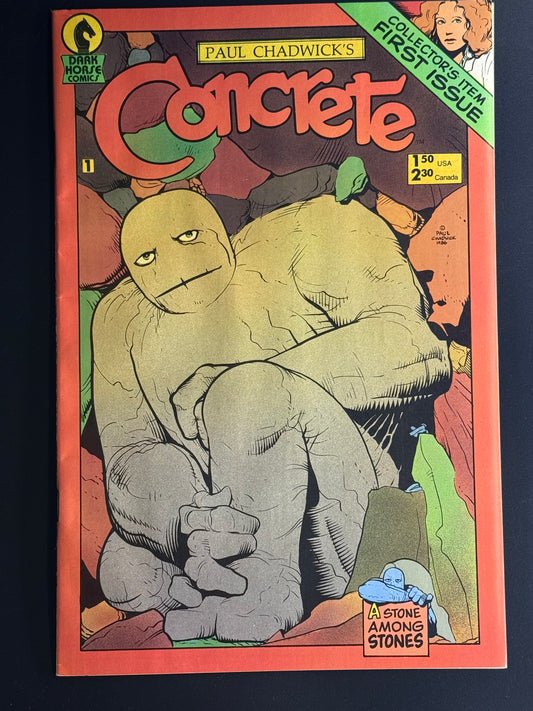 Concrete #1 / Near Mint / Dark Horse Comics / 1987 - Front Cover