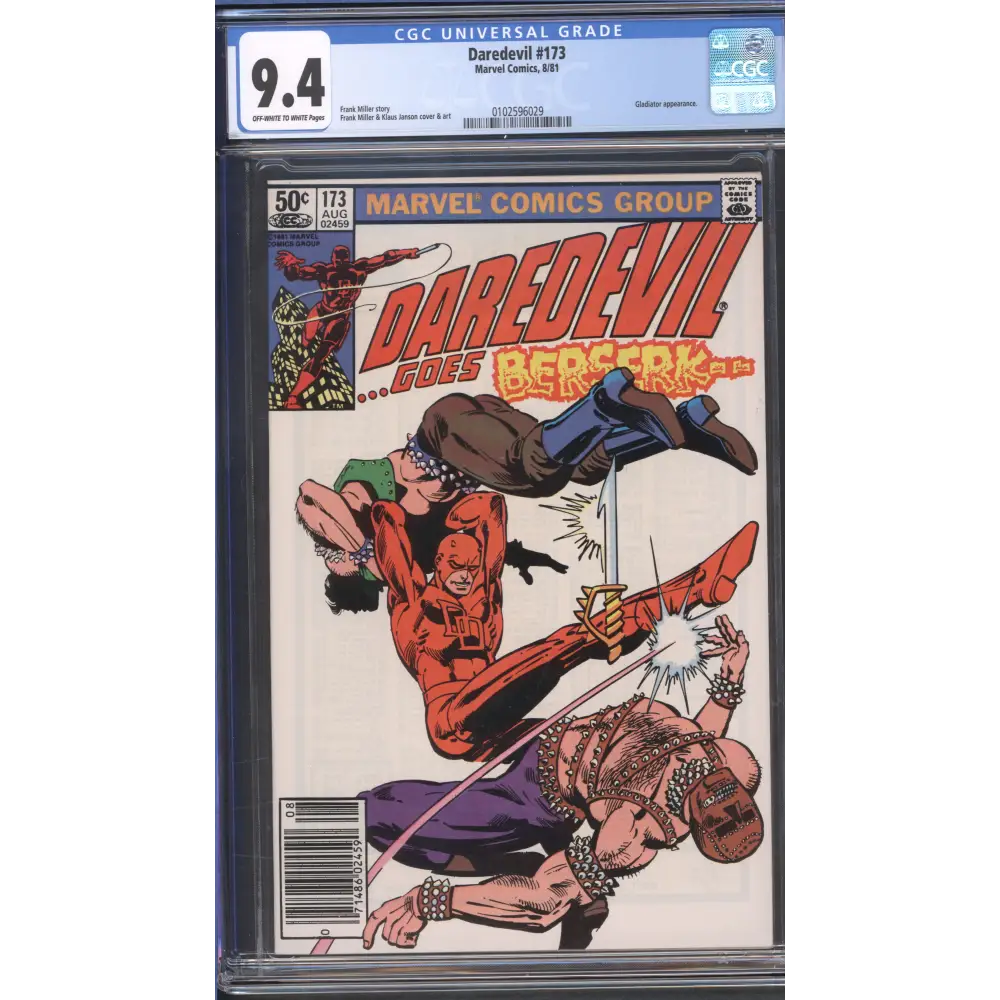 Daredevil #173 / CGC 9.4 / Frank Miller Art