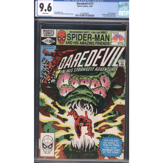 Daredevil #177 / CGC 9.6 / Frank Miller Art