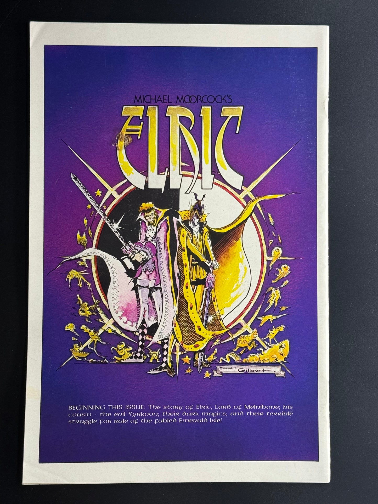 Elric #1 / Very Fine / Pacific Comics / 1983 - Back Cover
